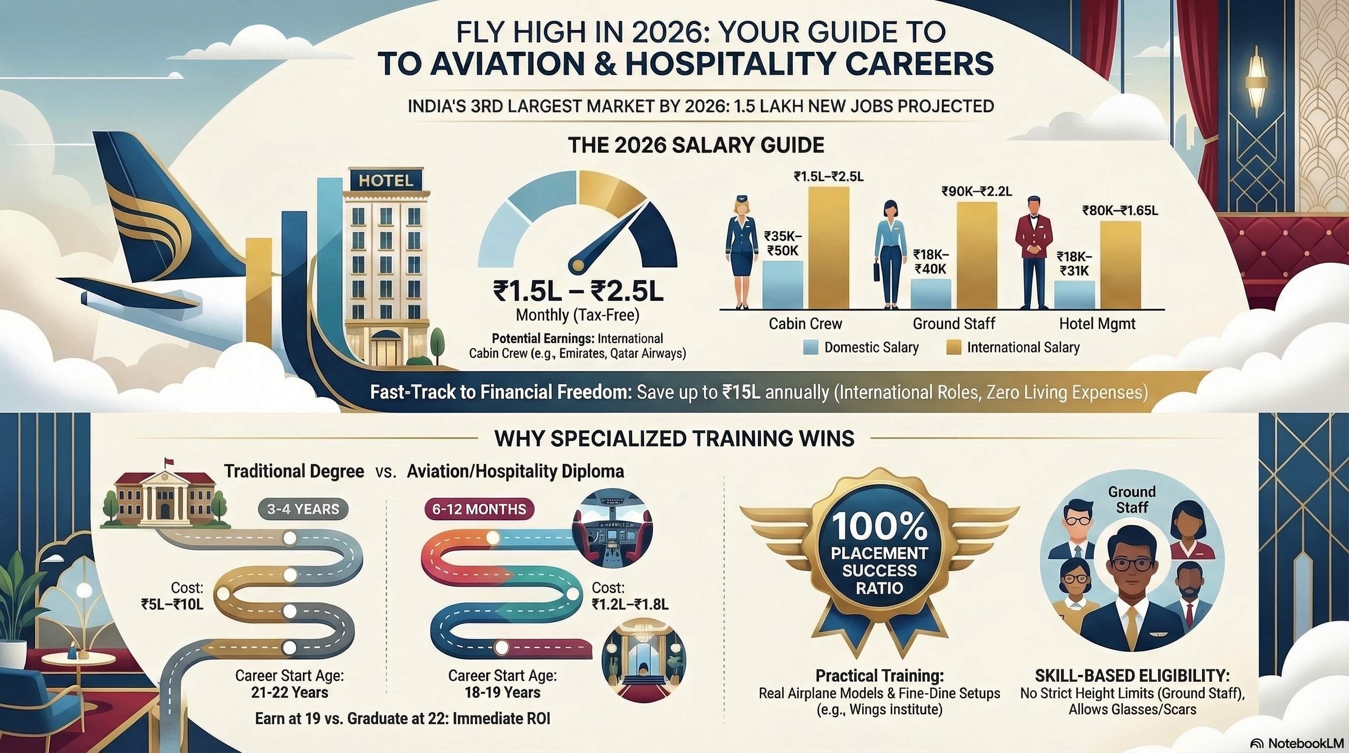 Travel and Tourism Jobs for 12th Pass 2026: Career Guide Without Degree - Travel & Tourism career guide from Wings Institute Vadodara Gujarat